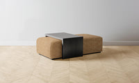 The Bowery Ottoman - Belgian Linen Chai