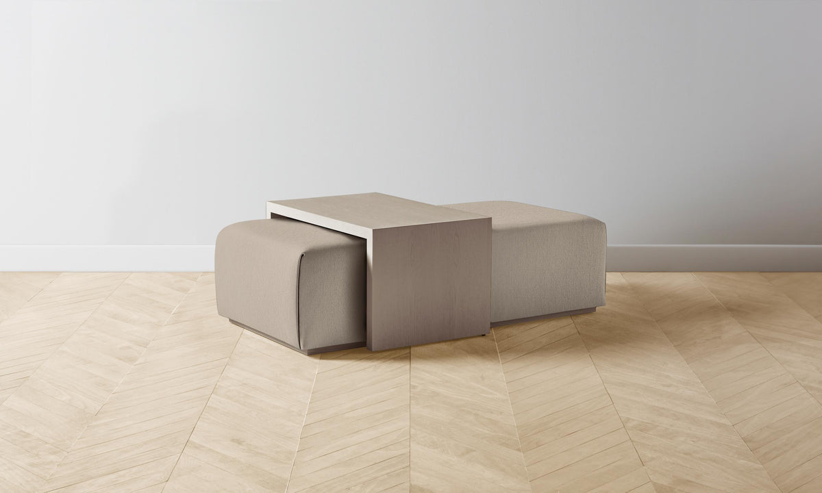 The Bowery Ottoman - Performance Bouclé Morel