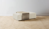 The Bowery Ottoman - Performance Melange Weave Shell