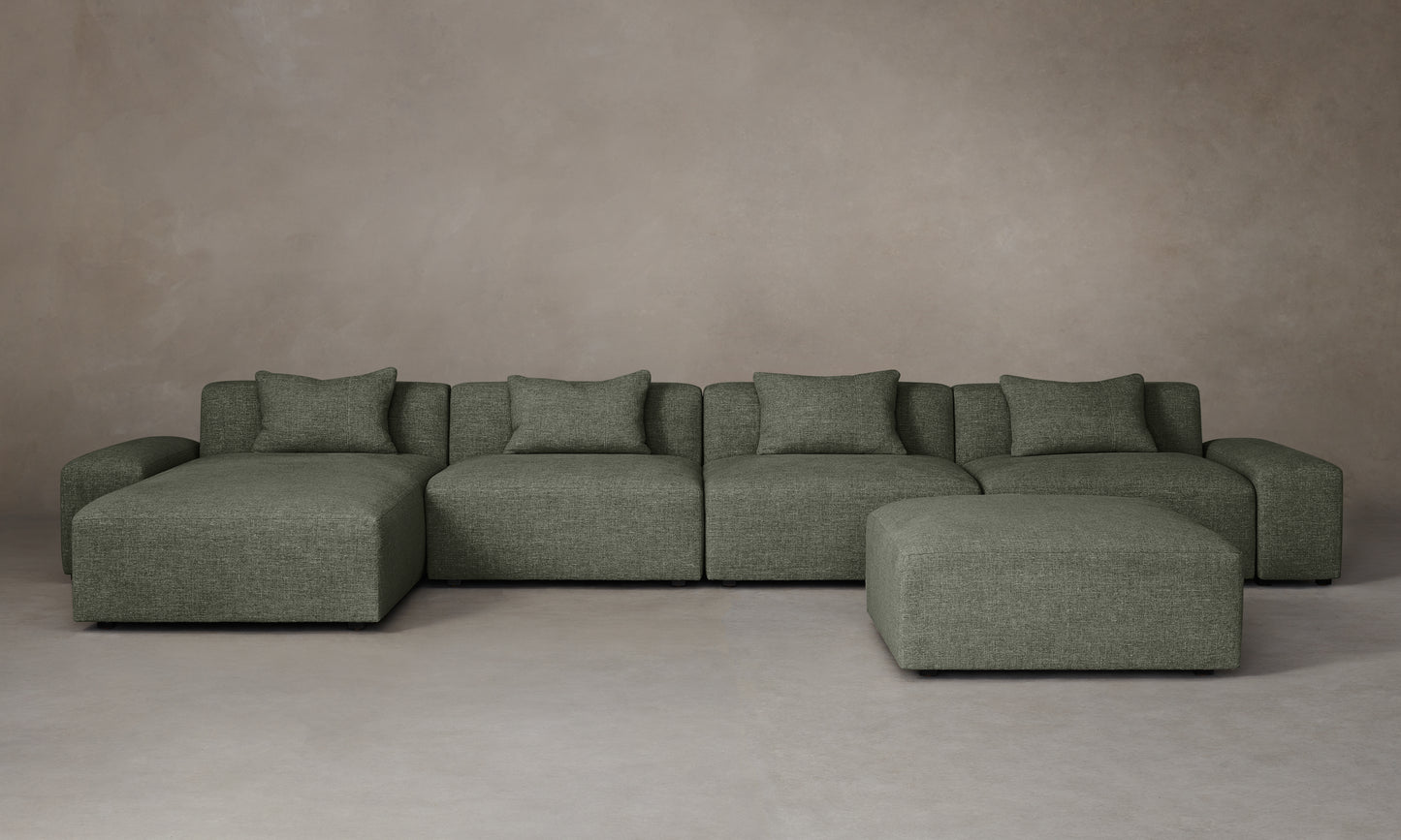 The Breuer Modular Sectional - Belgian Linen Thyme