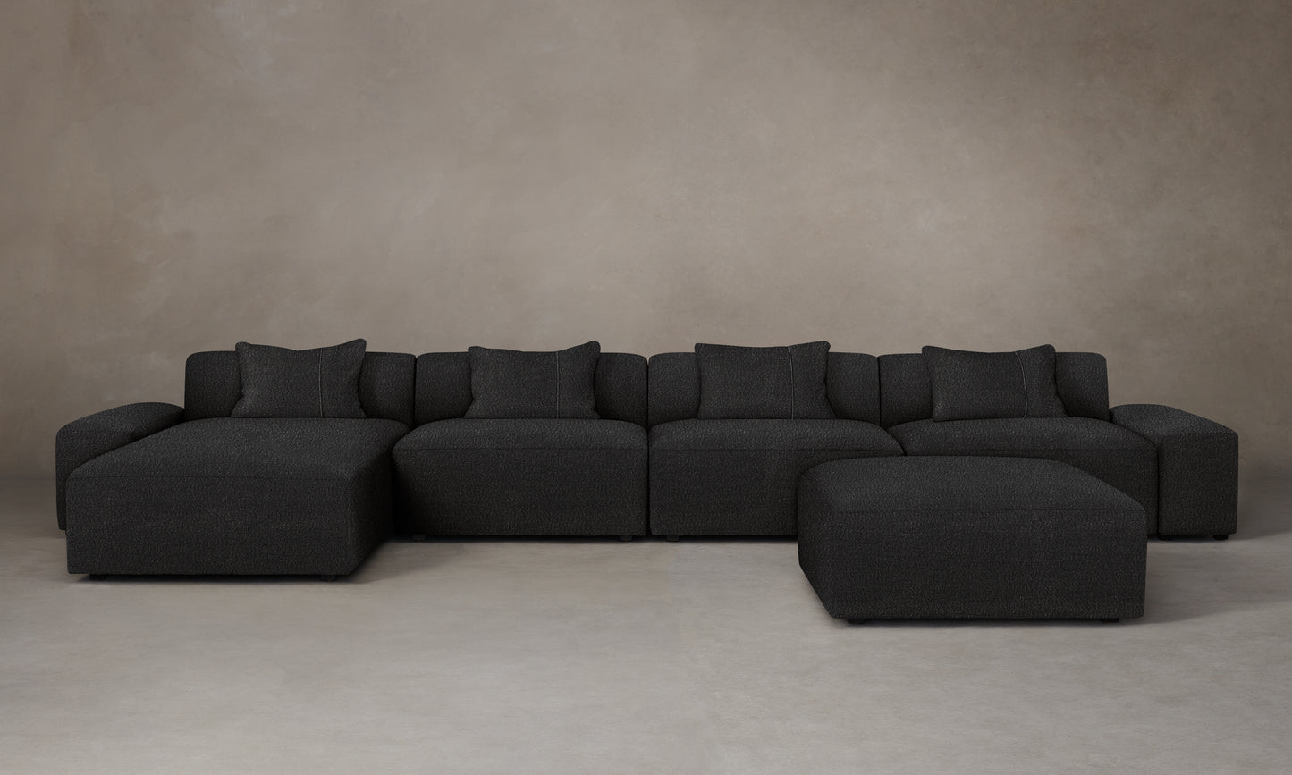 The Breuer Modular Sectional - Italian Bouclé Storm