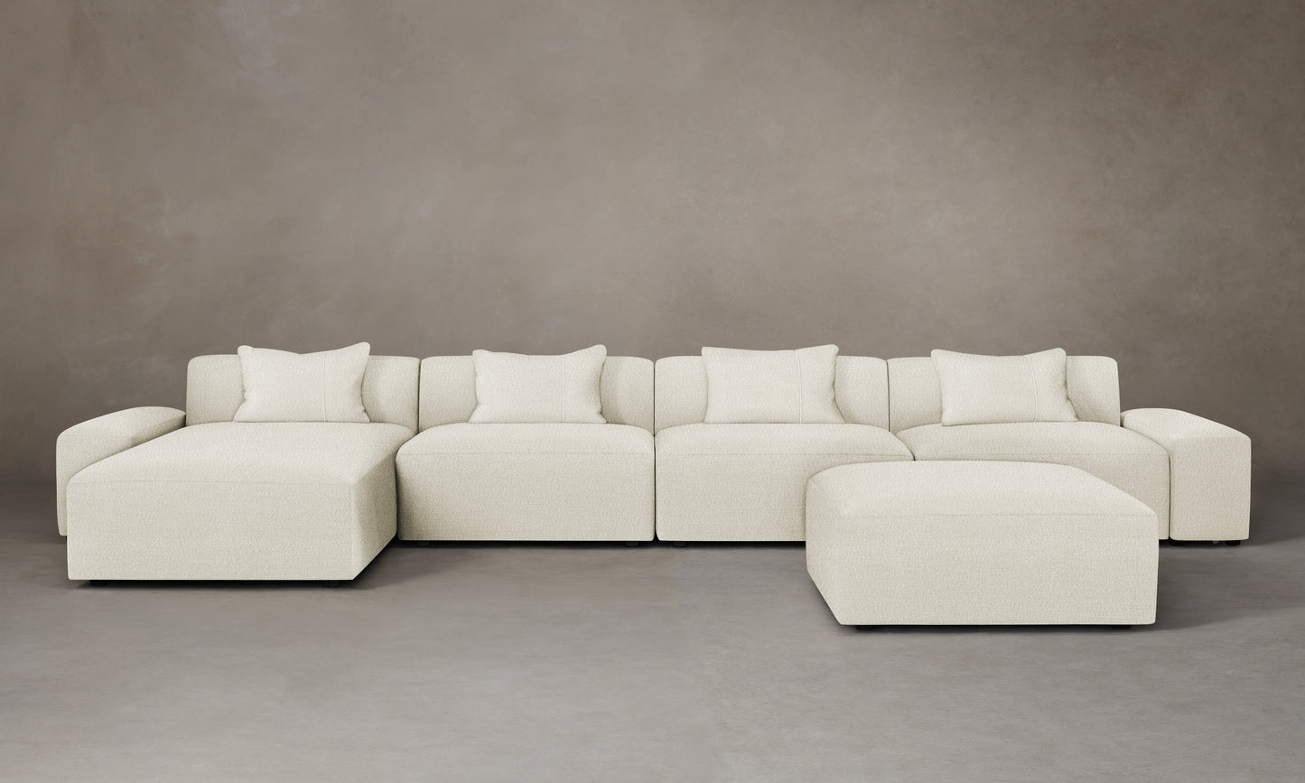 The Breuer Modular Sectional - Italian Bouclé White