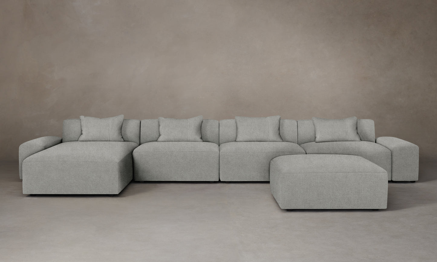 The Breuer Modular Sectional - Merino Heather Grey