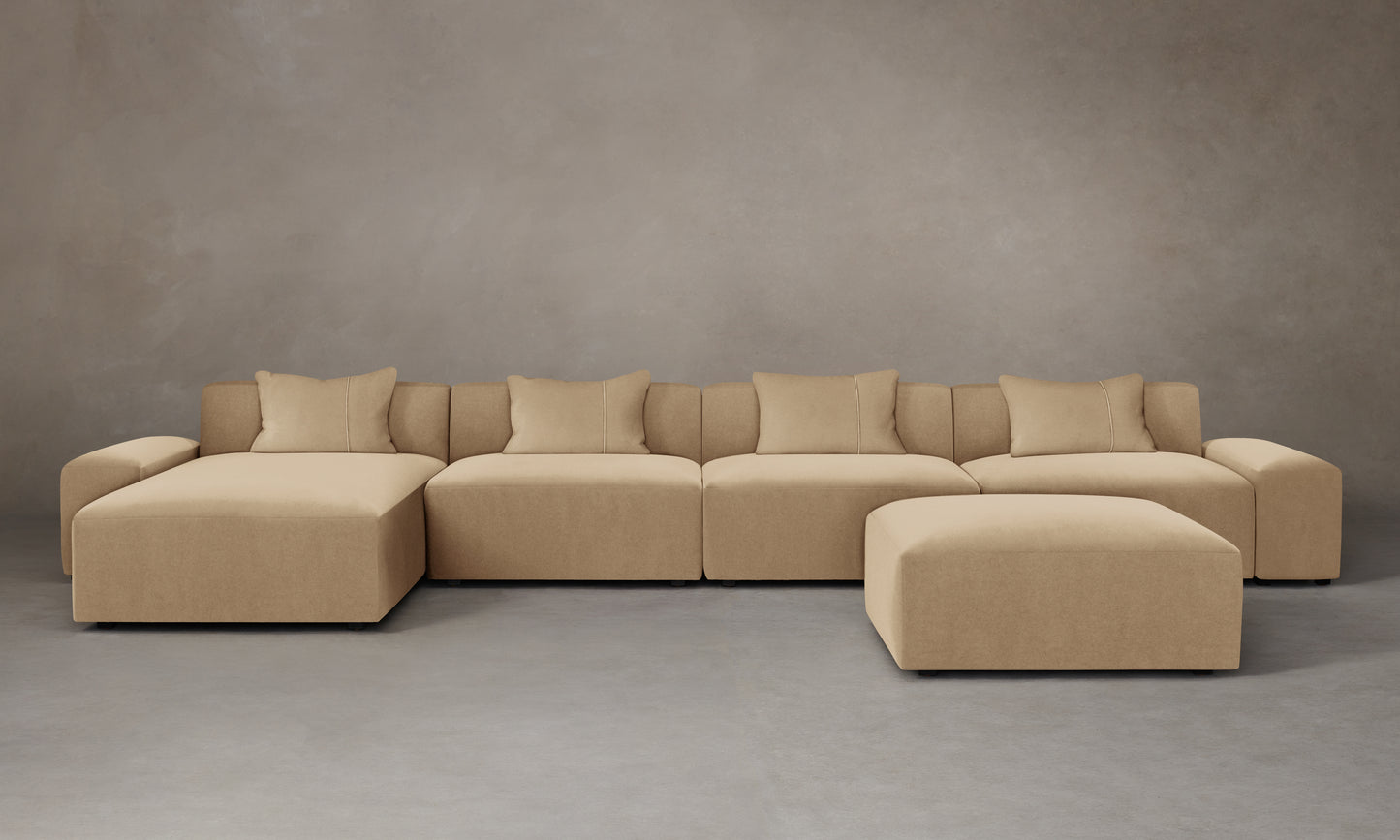 The Breuer Modular Sectional - Mohair Almond