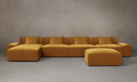 The Breuer Modular Sectional - Mohair Amber