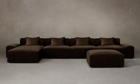 The Breuer Modular Sectional - Mohair Chocolate