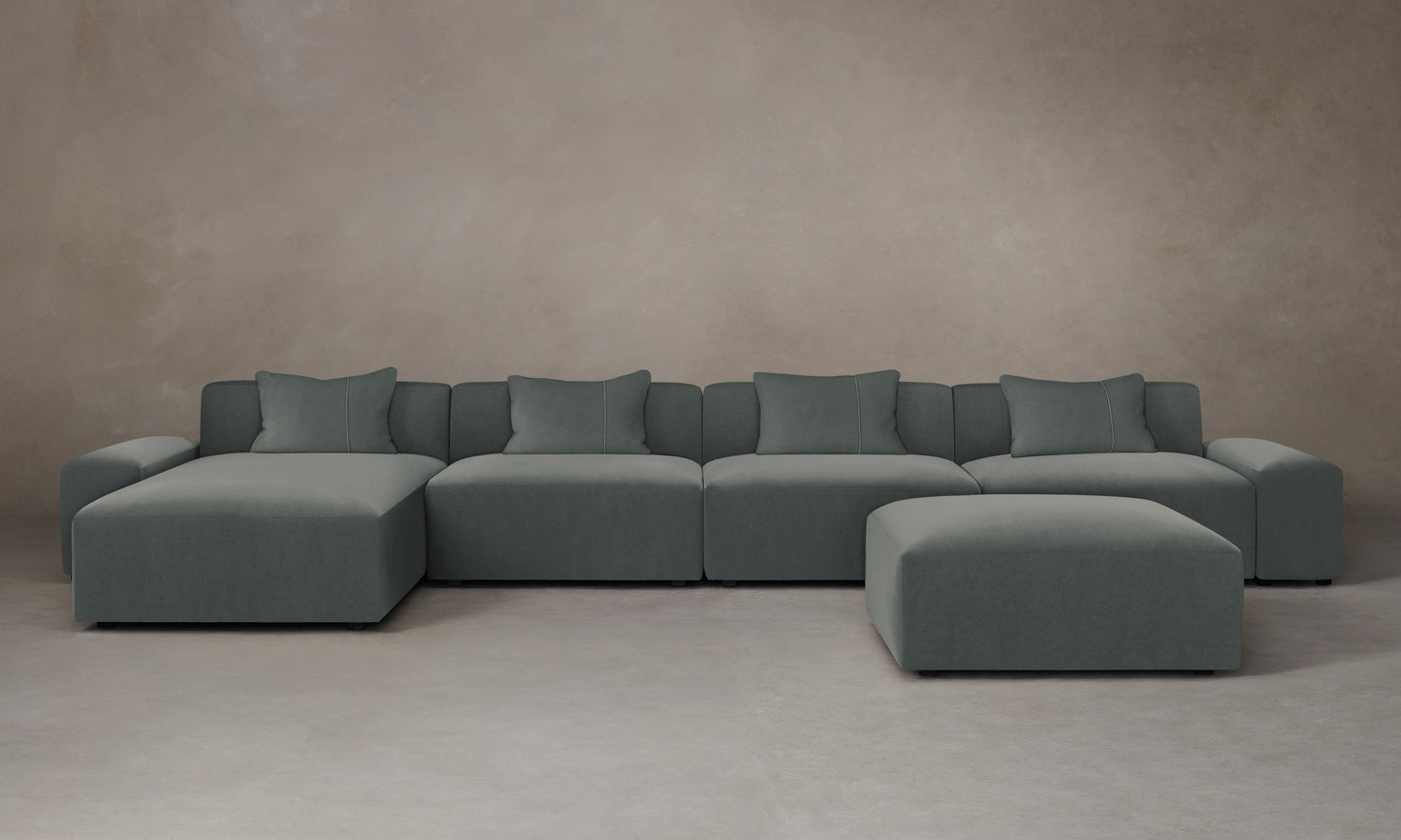 The Breuer Modular Sectional - Mohair Fog