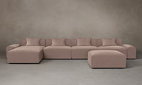 The Breuer Modular Sectional - Mohair Peony