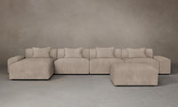 The Breuer Modular Sectional - Nubuck Leather Fawn