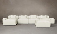 The Breuer Modular Sectional - Pebbled Leather Swan