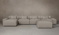 The Breuer Modular Sectional - Performance Textured Linen Flax