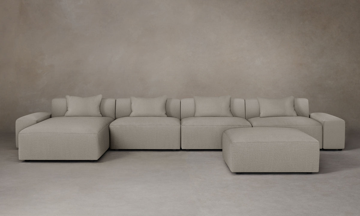 The Breuer Modular Sectional - Performance Linen Weave Beige