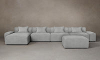 The Breuer Modular Sectional - Performance Textured Tweed Dove