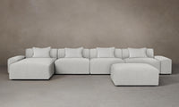 The Breuer Modular Sectional - Performance Tweed Salt