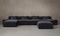 The Breuer Modular Sectional - Performance Velvet Flannel