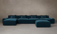 The Breuer Modular Sectional - Performance Velvet Lagoon