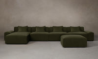 The Breuer Modular Sectional - Performance Velvet Olive