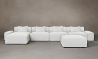 The Breuer Modular Sectional - Performance Woven Chenille Lace