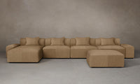 The Breuer Modular Sectional - Tuscan Leather Camel