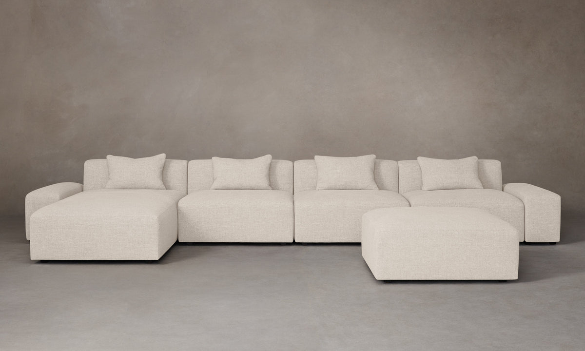 The Breuer Modular Sectional - Heritage Belgian Linen Summit