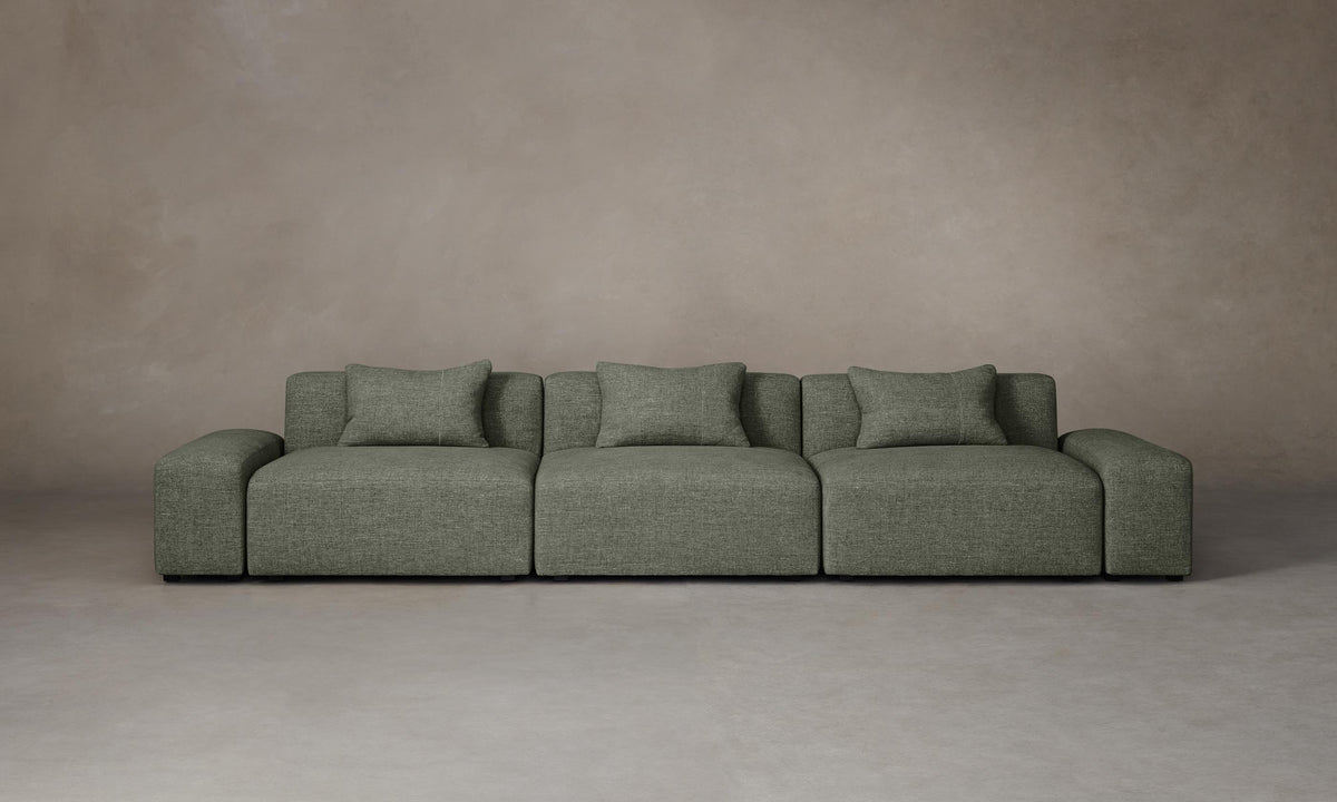 The Breuer Modular Sofa - Heritage Belgian Linen Thyme