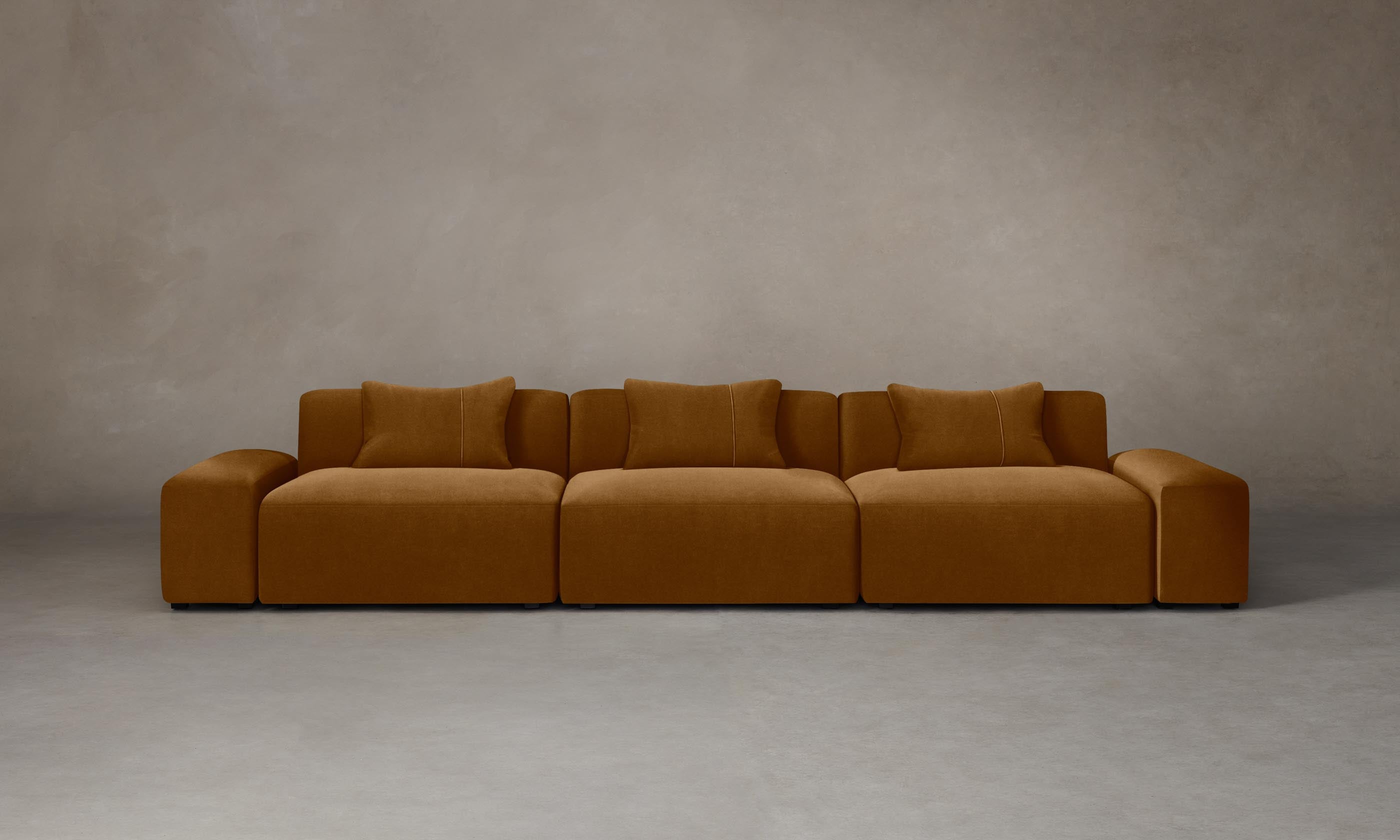 The Breuer Modular Sofa - Mohair Brown Sugar – Maiden Home