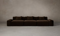 The Breuer Modular Sofa - Mohair Chocolate