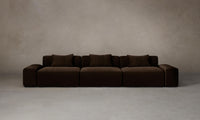 The Breuer Modular Sofa - Mohair Chocolate