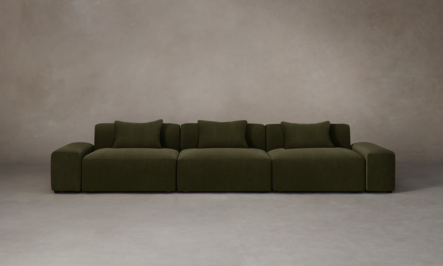 The Breuer Modular Sectional - Mohair Moss