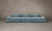 The Breuer Modular Sofa - Mohair Slate Blue