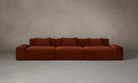 The Breuer Modular Sofa - Mohair Spice