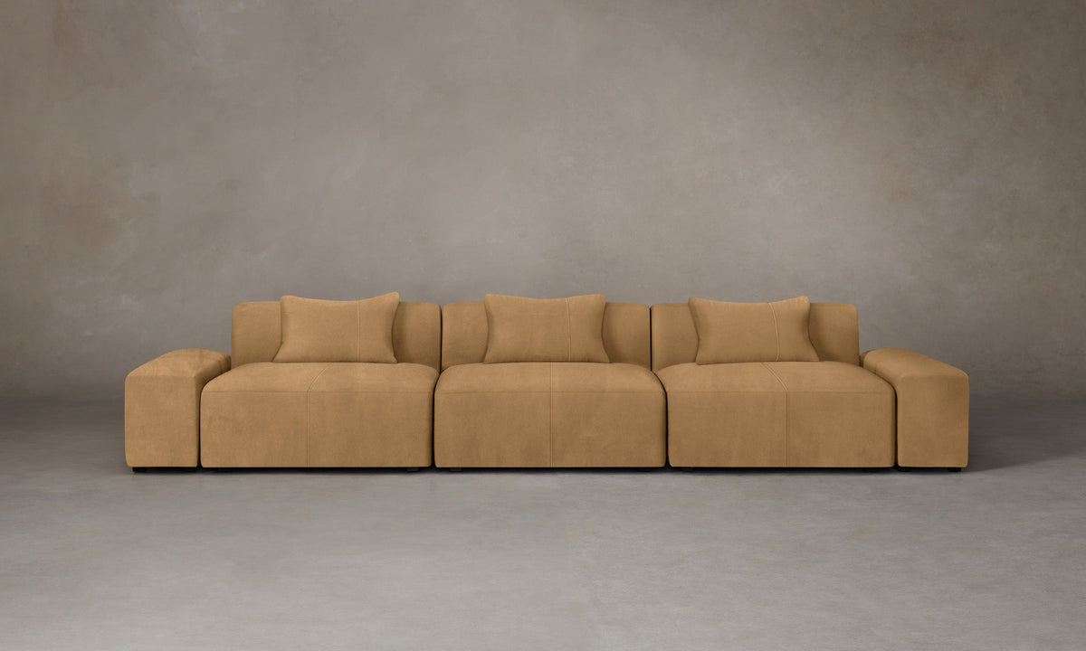 The Breuer Modular Sofa - Nubuck Leather Rye
