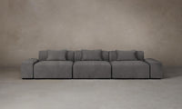 The Breuer Modular Sectional - Nubuck Leather Asphalt