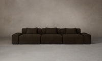 The Breuer Modular Sofa - Nubuck Leather Espresso