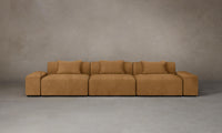 The Breuer Modular Sectional - Nubuck Leather Saddle