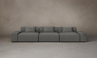 The Breuer Modular Sectional - Pebbled Leather Ash