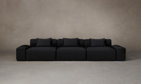 The Breuer Modular Sofa - Pebbled Leather Ink