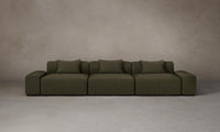 The Breuer Modular Sectional - Pebbled Leather Truffle