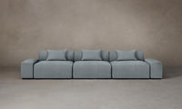 The Breuer Modular Sofa - Performance Mélange Weave Aegean