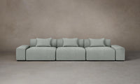 The Breuer Modular Sectional - Performance Mélange Weave Seaglass