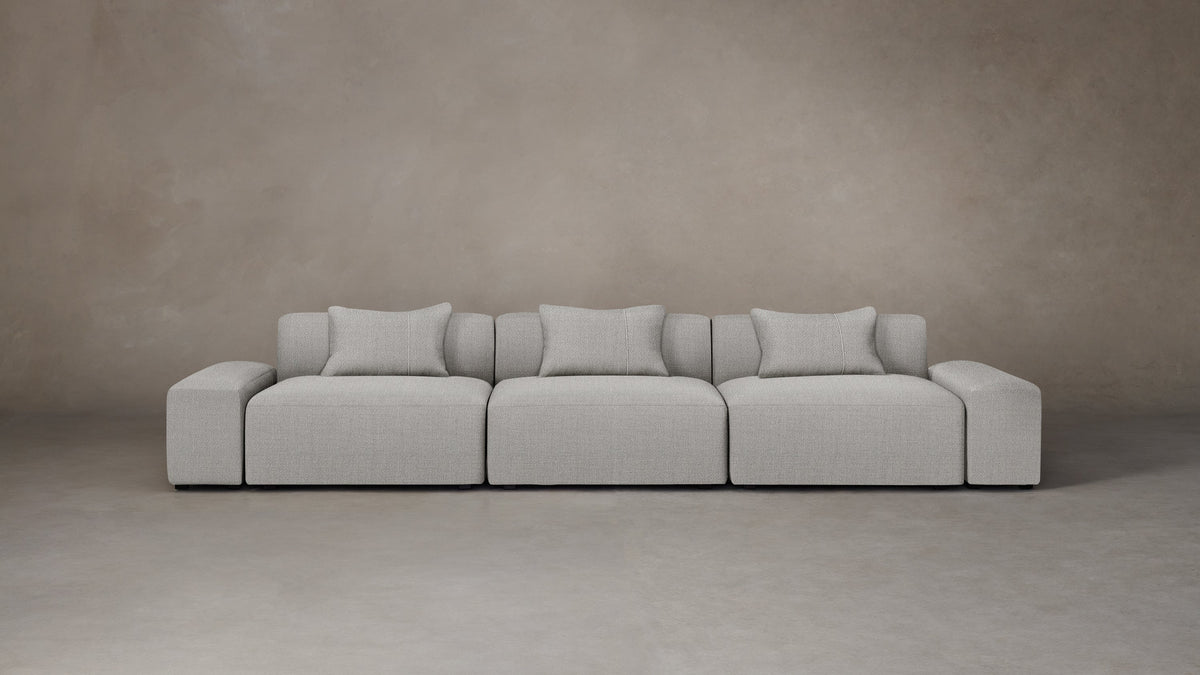 The Breuer Modular Sofa - Performance Textural Weave Breeze