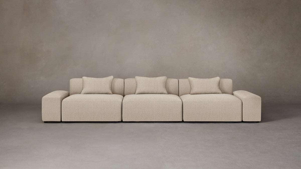 The Breuer Modular Sofa - Performance Textural Weave Savanna