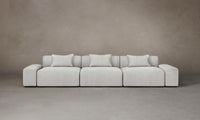 The Breuer Modular Sectional - Performance Textured Tweed Snow