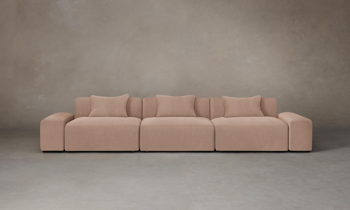 The Breuer Modular Sofa - Performance Velvet Blossom
