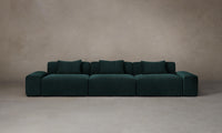 The Breuer Modular Sofa - Performance Velvet Emerald