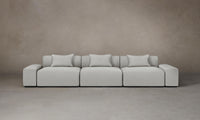 The Breuer Modular Sofa - Performance Woven Chenille Steel