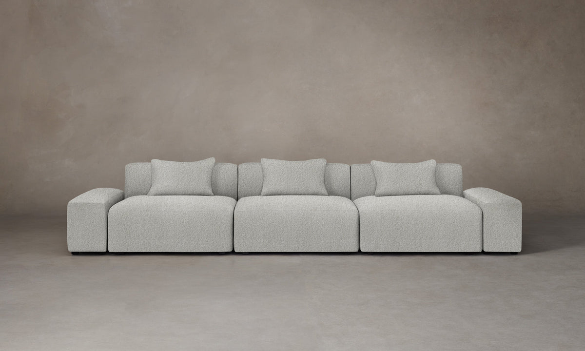 The Breuer Modular Sectional - Woolen Bouclé Cliff