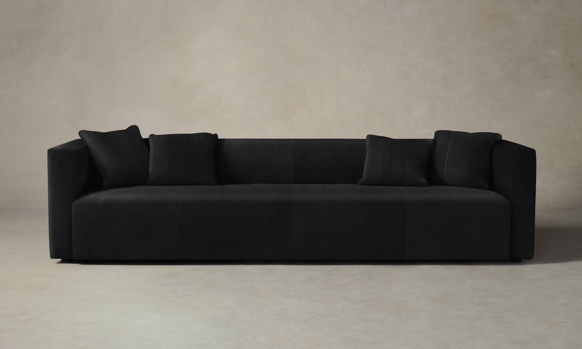 The Breuer Sofa - Costa Leather Jet