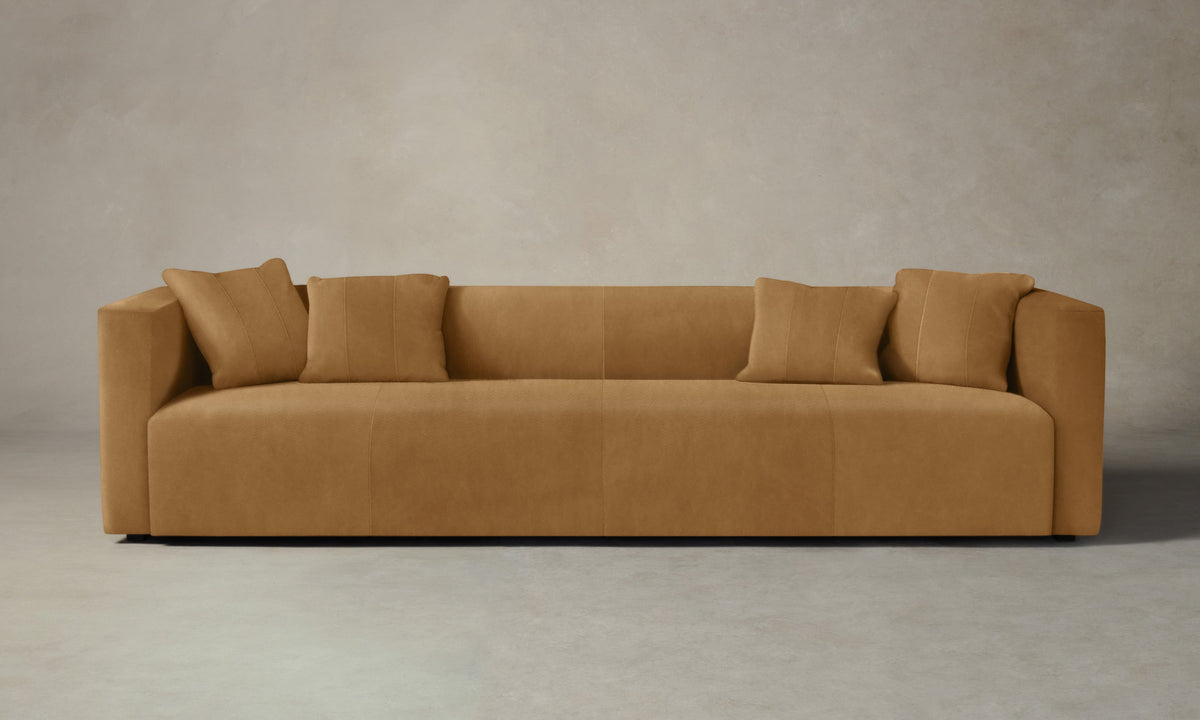 The Breuer Sofa - Costa Leather Nutmeg