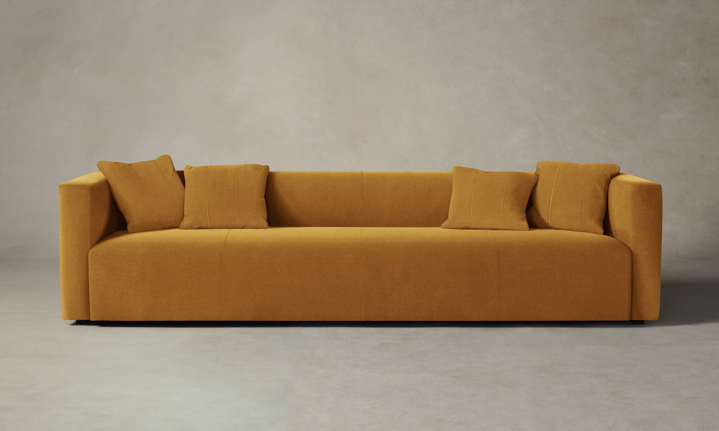 The Breuer Sofa - Mohair Amber